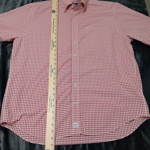 Vineyard Vines Classic Fit Murray Shirt Men's‎ Large Plaid Red Cotton - Picture 4 of 8